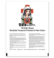 Tatu-Derm 10 each, 6 x 8 sheets